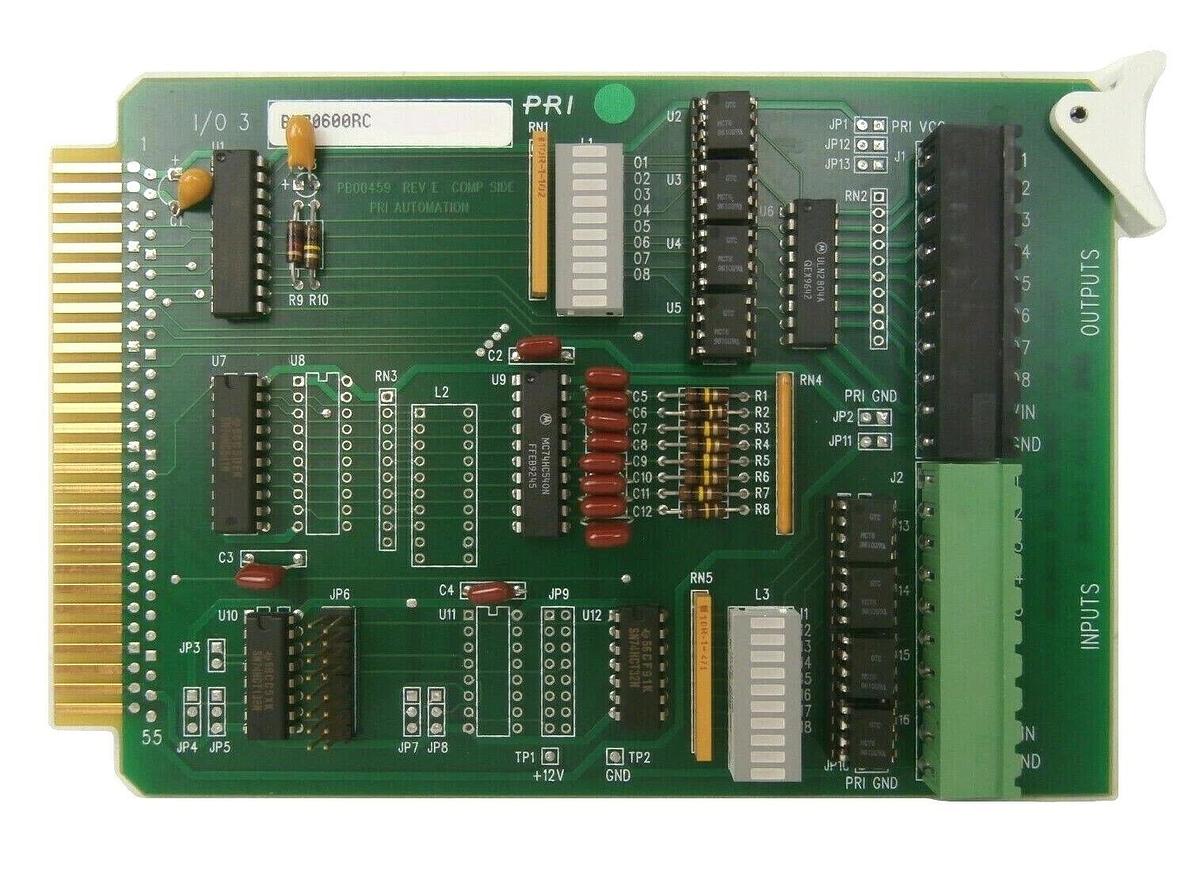 Used PRI Automation PB00459 PCB Card Brooks Automation BM70600RC Working Surplus