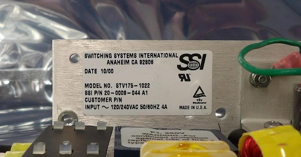 Used SSI Switching Systems International 20-009-044 A Power Supply Working Surplus