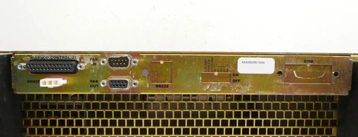 Used Sorensen SGA200/25E-1DAA Modular DC Power Supply Ametek AMAT Working Surplus