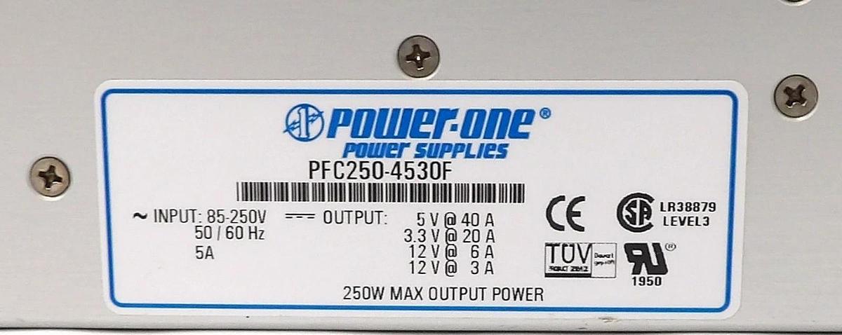 Used Power-One PFC250-4530F Switching Power Supply Module Working