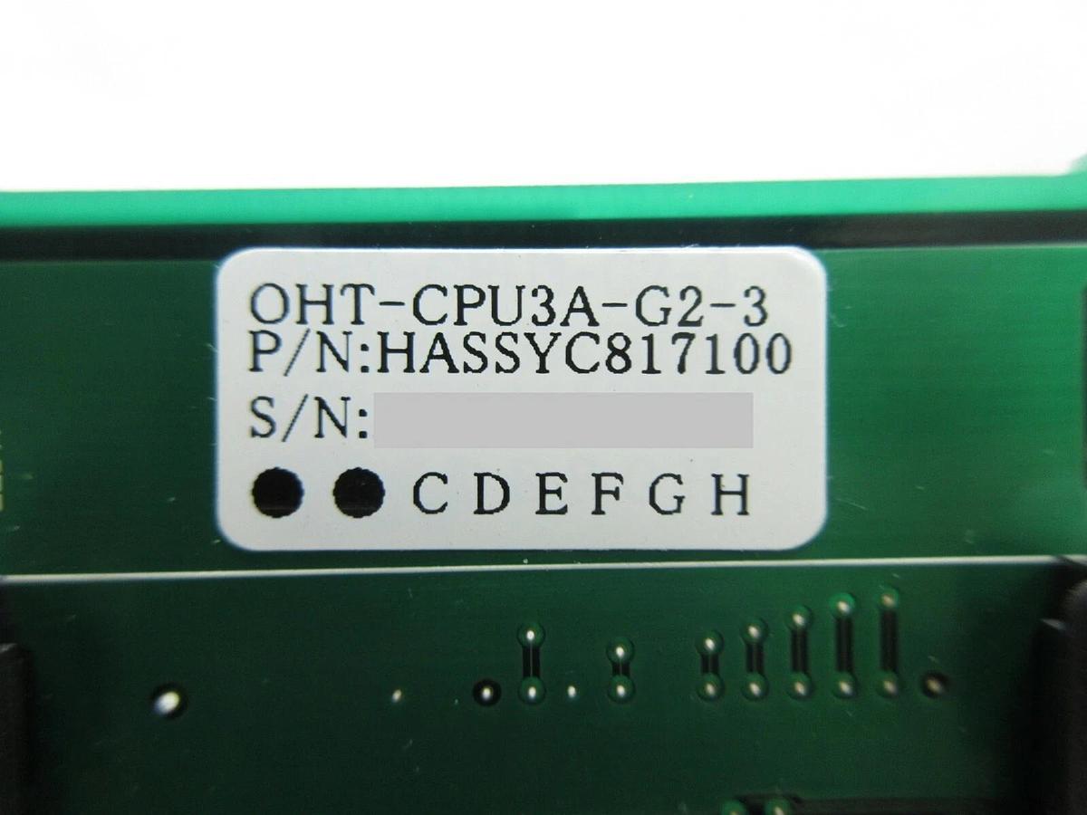 Used Asyst Shinko HASSYC817100 SBC Single Board Computer OHT-CPU3A-G2-3 Used Working