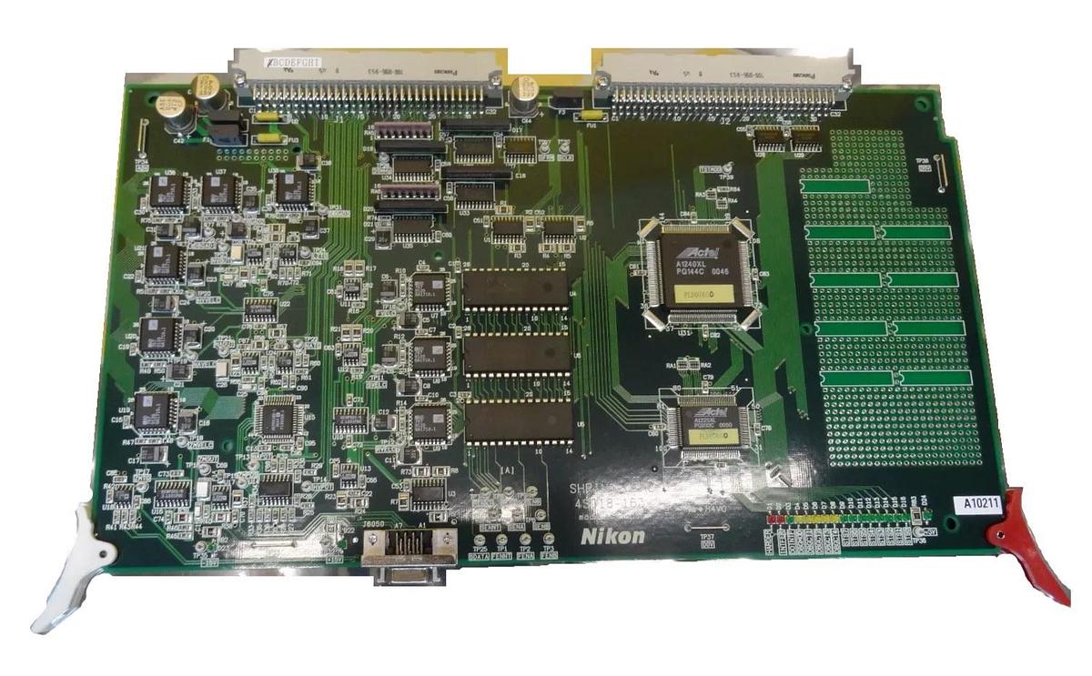 Used Nikon Precision 4S018-163 Processor PCB Card SHRINC-CTRL NSR Series Working