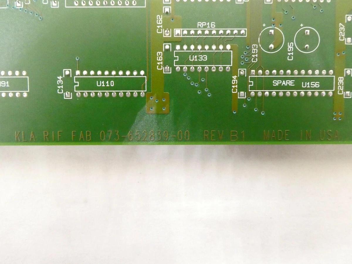 Used KLA Instruments 710-652840-20 KLA RIF Board PCB Card 073-652839-00 2132 Working