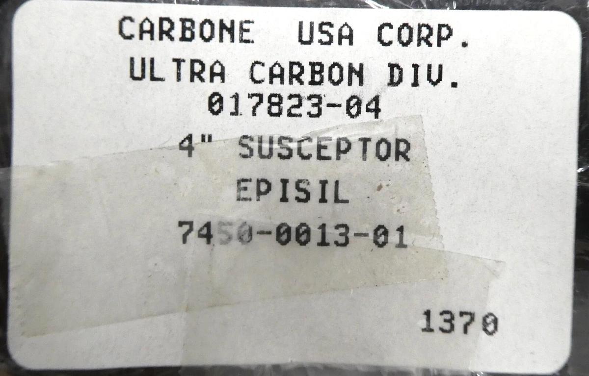 Used Carbone of America 017823-04 4" Susceptor Episil 7450-0013-01 Working Surplus