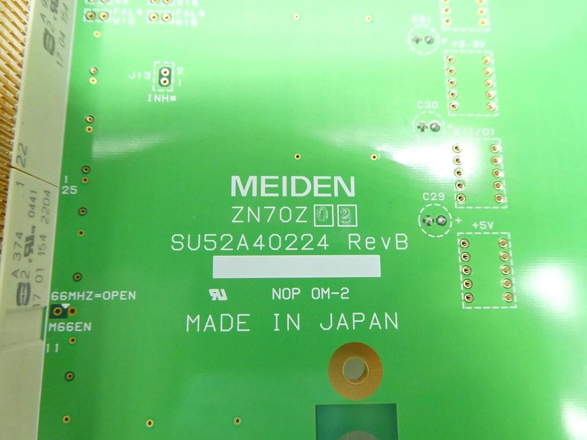 Used Meiden ZN70Z02 VME Backplane CompactPCI PCB 660-CPCI10WMD2 TEL Lithius Working