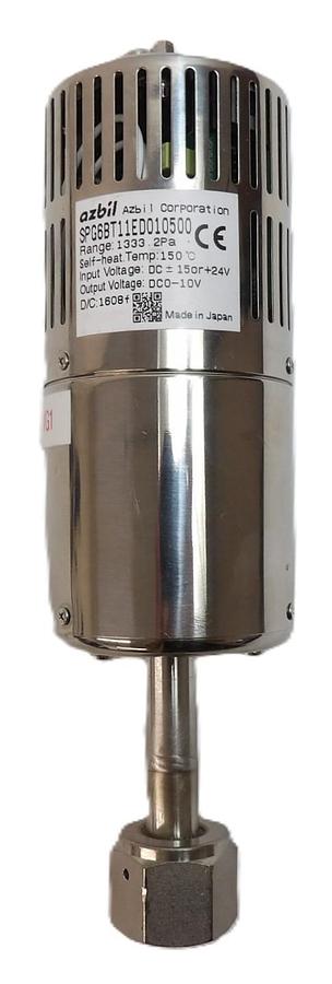 Used Azbil SPG6BT11ED010500 Capacitance Diaphragm Vacuum Gauge 1333.2Pa Working