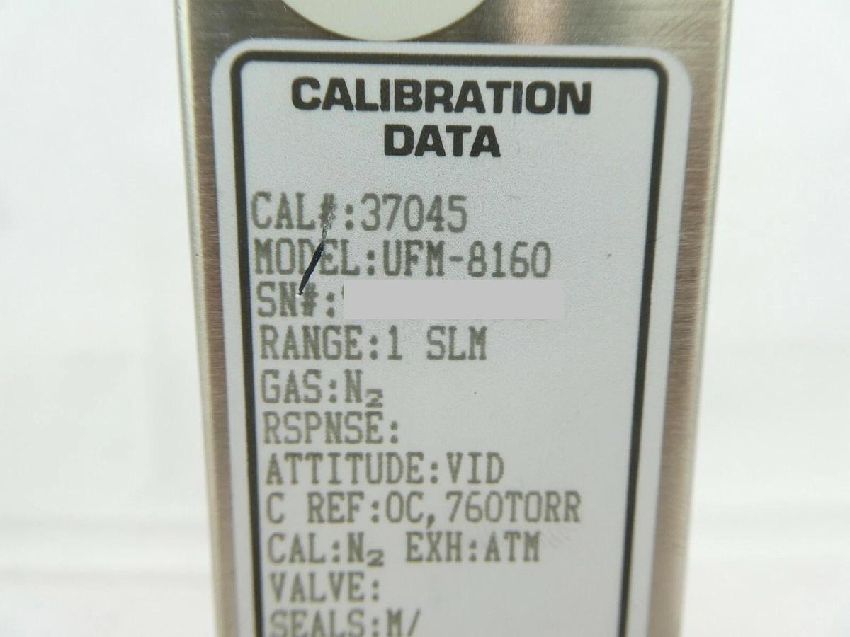 Used UNIT Instruments UFC-8160 Mass Flow Controller MFC 1 SLM N2 Working Surplus