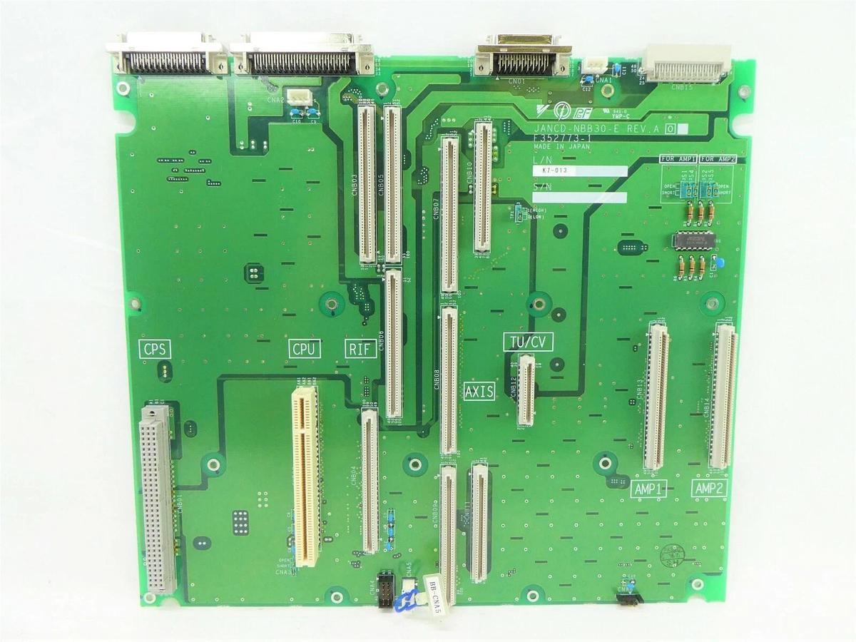Used Yaskawa Electric JANCD-NBB30-E Backplane Baseboard PCB F352773-1 Nikon Spare