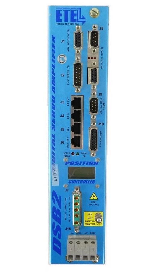 Used ETEL DSB2P123-111E-000H Digital Servo Amplifier Controller DSB2 Working Surplus