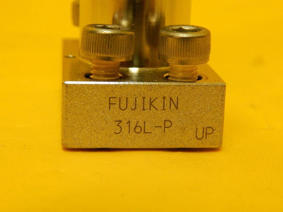 Used Fujikin 053801 Pneumatic Valve Normally Closed 316L-P Lot of 5 Used Working