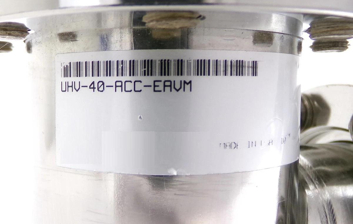Used MKS Instruments UHV-40-ACC-EAVM Manual UHV Isolation Valve Lot of 2 Surplus