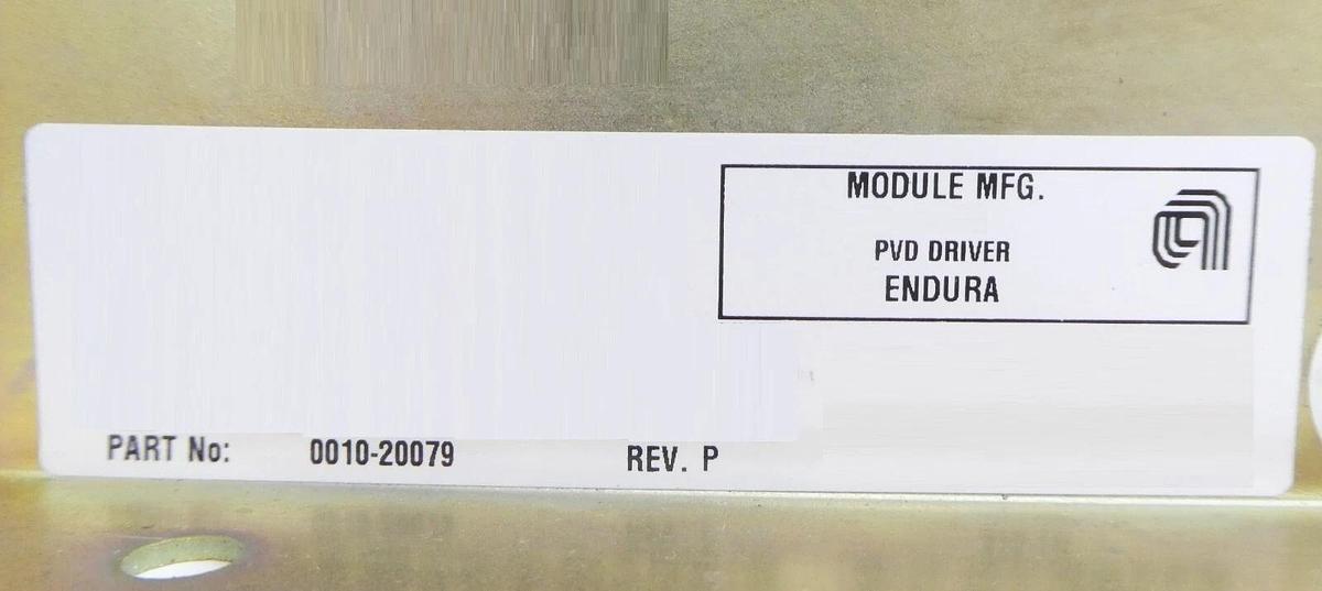 Used AMAT Applied Materials 0010-20079 Pvd Driver Lamp Controller Endura Working