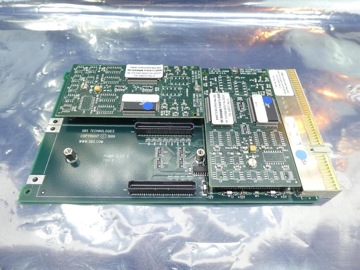Used SBS Technologies MC303-S00026 PCB Card AMAT 0190-07847 Missing Face Plate As-Is