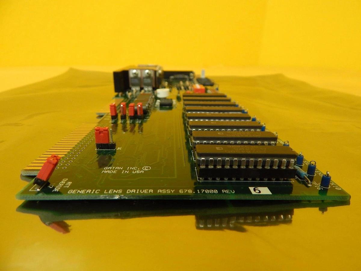 Used Gatan 678-17004 GIB Lens Driver LENS 3 PCB Card Rev. 5 JEOL JEM-2010F Used