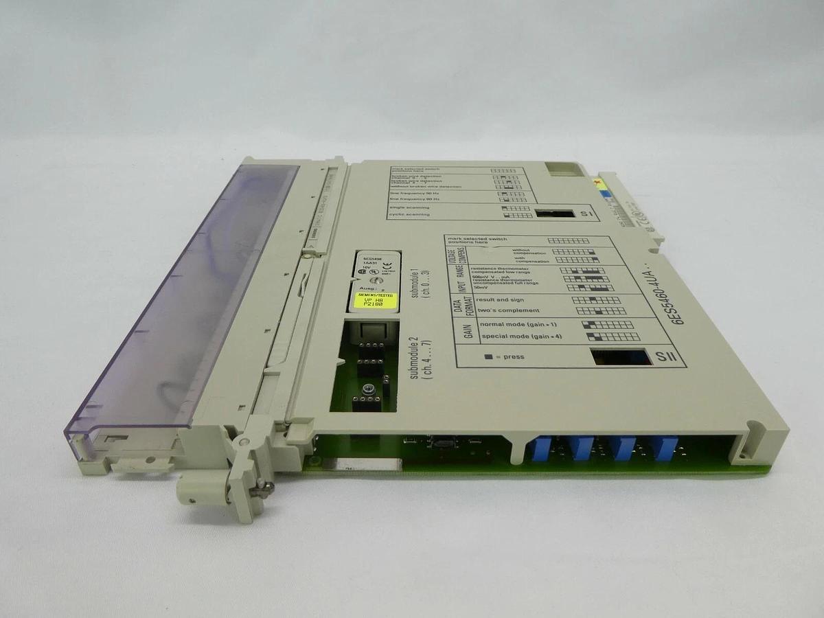 Used Siemens 6ES5460-4UA13 Analog Input PCB Card SIMATIC VP H9 Balzers Unaxis Working