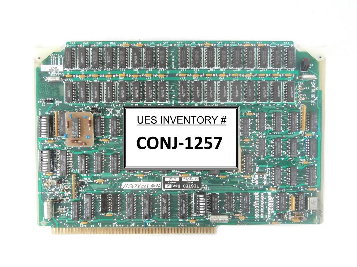 Used Texas Instruments 1600252-000 RAM Module PCB Card TM990/203A-6 Varian 115678001