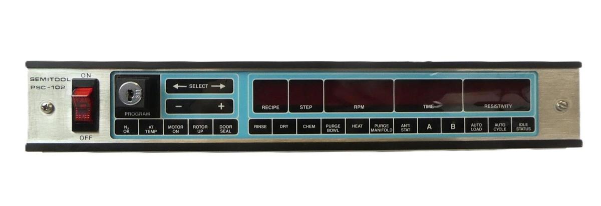 Used Semitool PSC-102 Spin Rinse Dryer Controller Module W/key Working Surplus