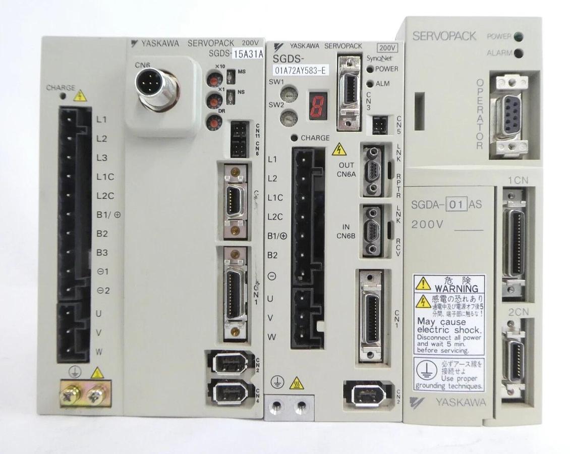 Used Yaskawa Electric SERVOPACK Servo Driver Assembly Reseller Lot of 8 Working