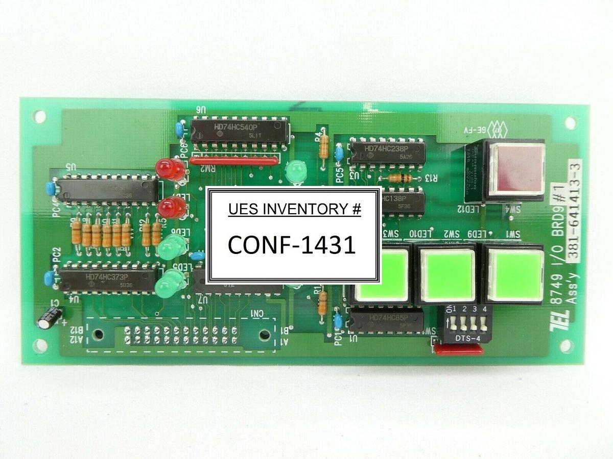 Used TEL Tokyo Electron 381-640926-3 8749 Connector Board PCB 308-640926-2 Working