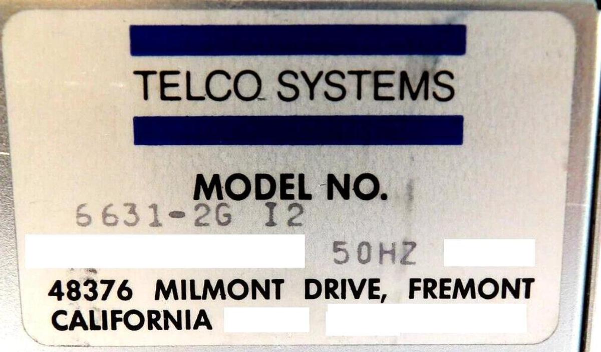 Used 6631-2G I2 Telco Systems Ring Generator Module 6631-2G Working Surplus