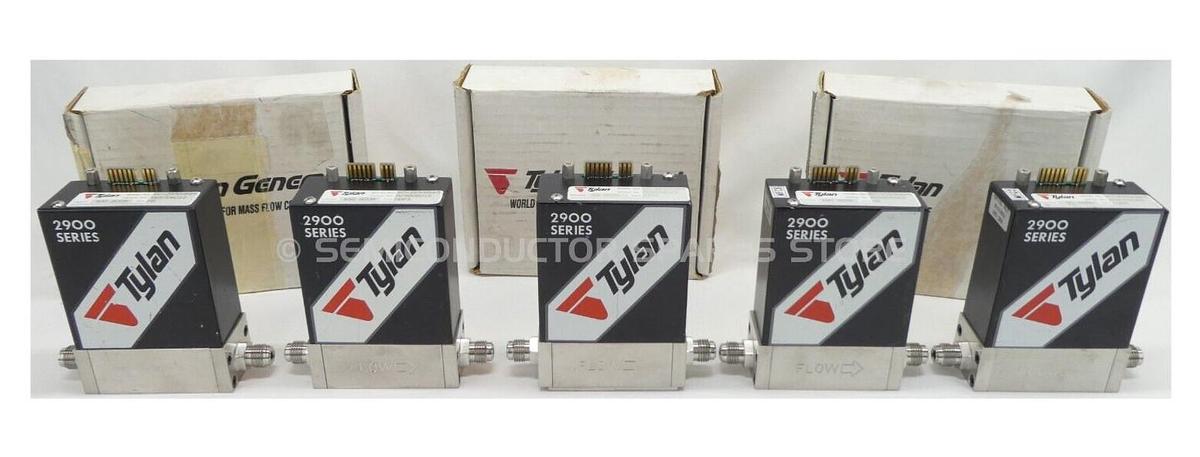 Tylan Mass Flow Controller MFC 2900 2950 Series Reseller Lot of 8 Working