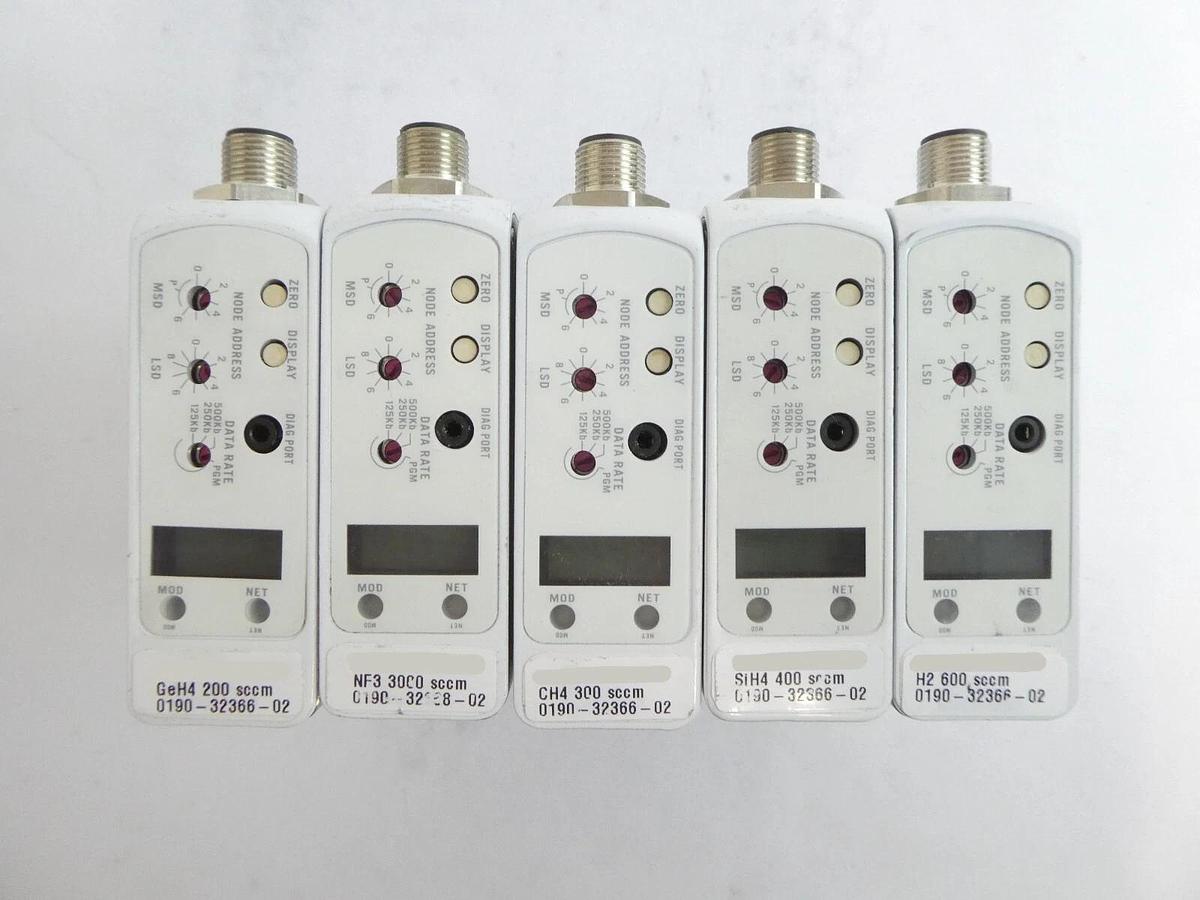 Used Brooks Instrument GF125C Mass Flow Controller MFC Reseller Lot of 16 Working