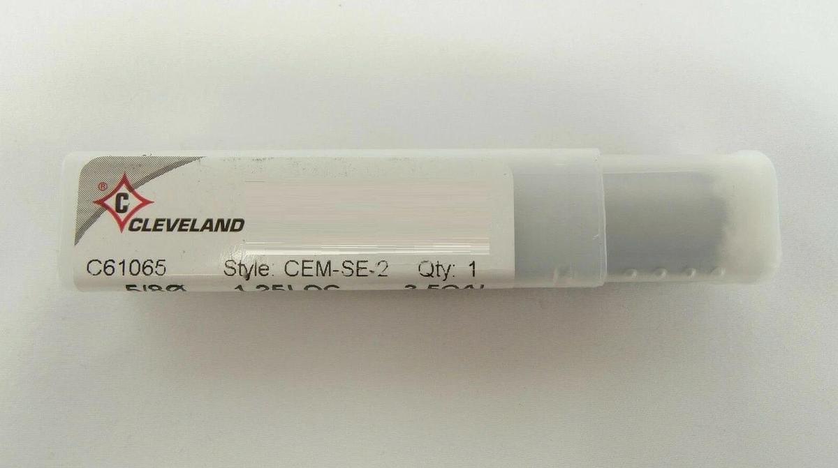 Cleveland C61065 CR End Mill CEM-SE-2 Reseller Lot of 2 New Surplus