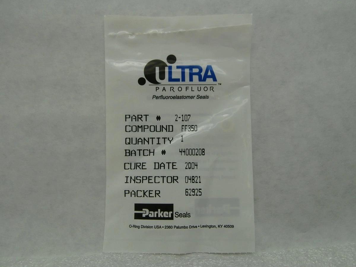 Parker Seals 2-107 FF350 Ultra Parofluor O-Ring Reseller Lot of 30 New Surplus