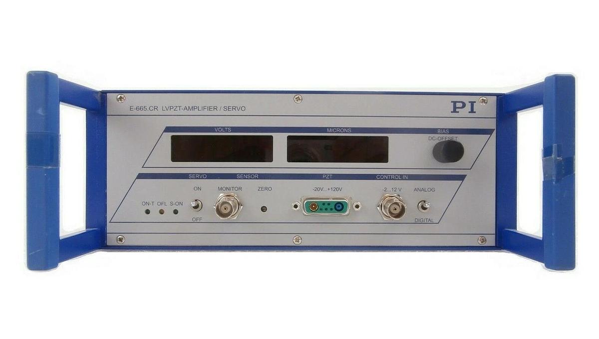 Used PI Physik Instrumente E-665.CR LVPZT-AMPLIFIER / SERVO Qcept CHEMETRIQ Working