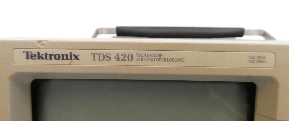 Used Tektronix TDS 420 Two Channel Digitizing Oscilloscope TDS420 As-Is Surplus