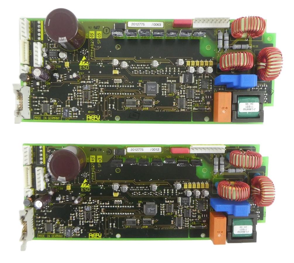 Used REFU Electronik PM1482705 Turbomolecular Pump Controller PCB 2012775 Lot of 2