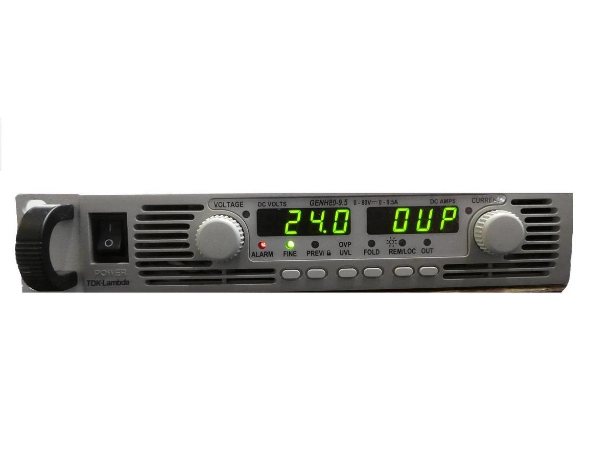 Used TDK-Lambda 00507057 Programmable Power Supply GENH 80-9.5-U Working Surplus