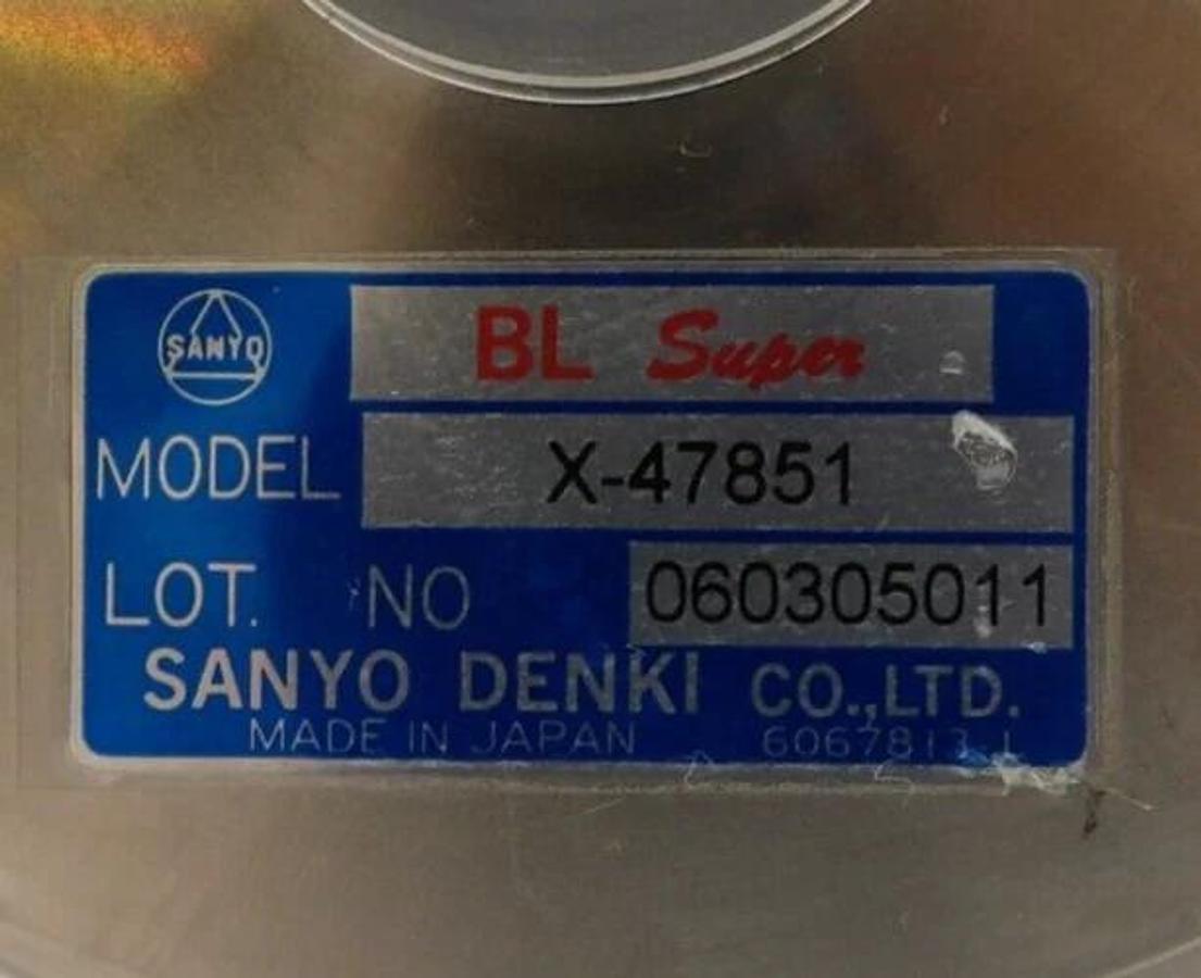 Used Sanyo Denki X-47851AC Servo Motor TEL Reseller Lot of 2 Working