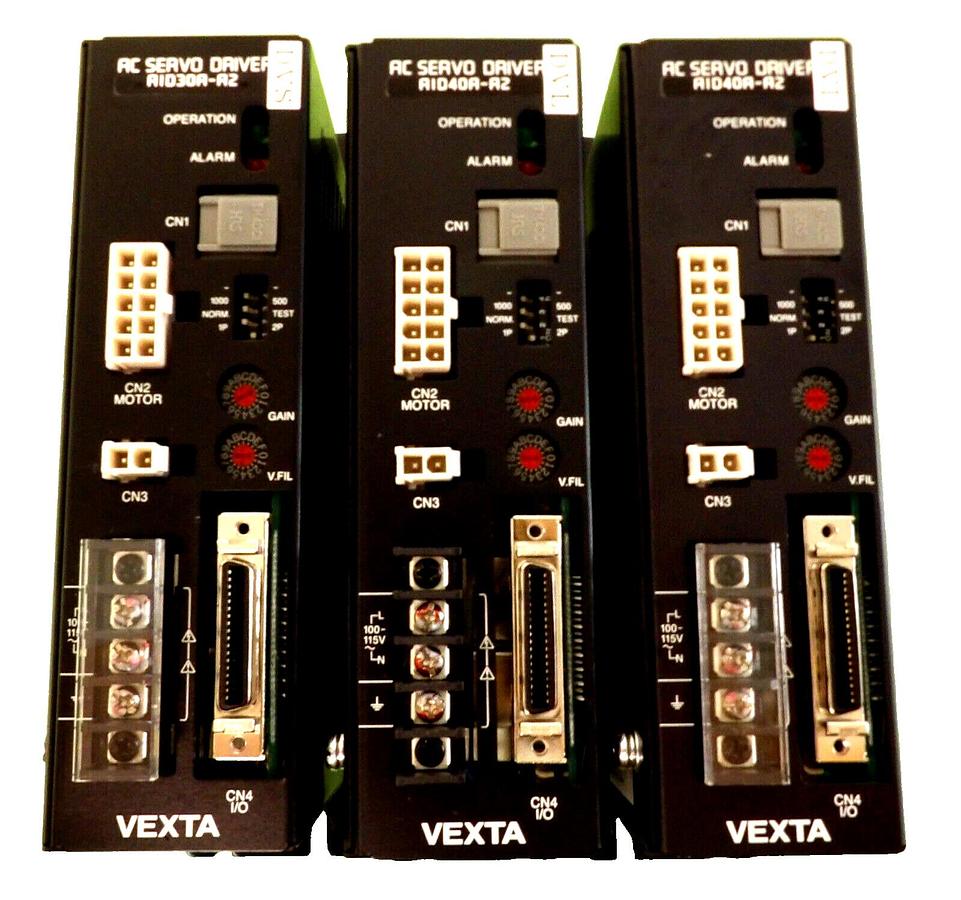 Used Oriental Motor Co. AID40A-A2 AID30A-A2 AC Servo Driver VEXTA Lot of 3 Working