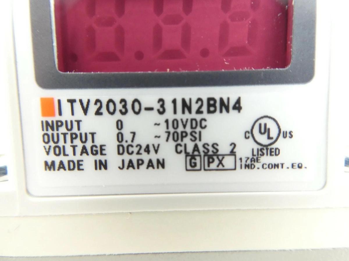 SMC ITV2030-31N2BN4 E/P Regulator ITV2000 New Surplus