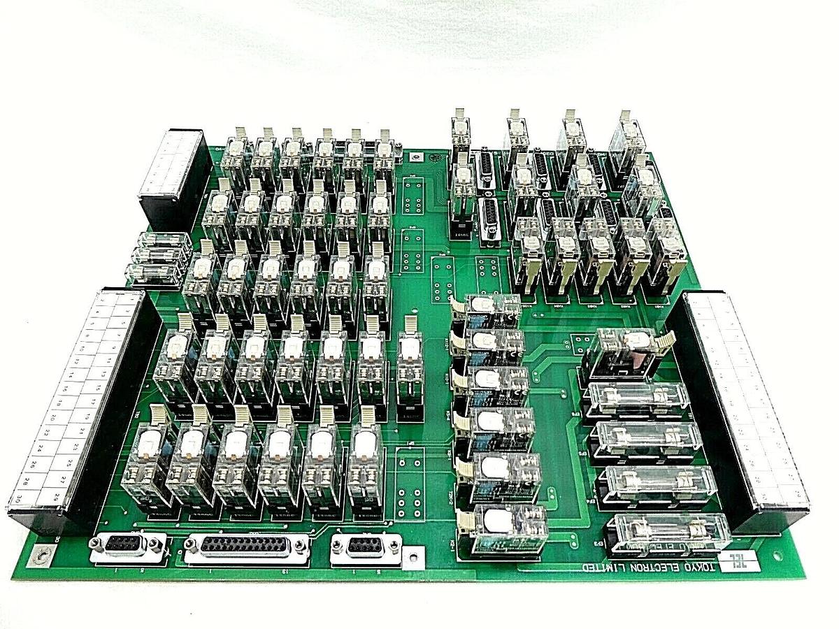 Used TEL Tokyo Electron A40366-1 Relay Board PCB TRIAS6 MB SB TEL Trias Working Spare