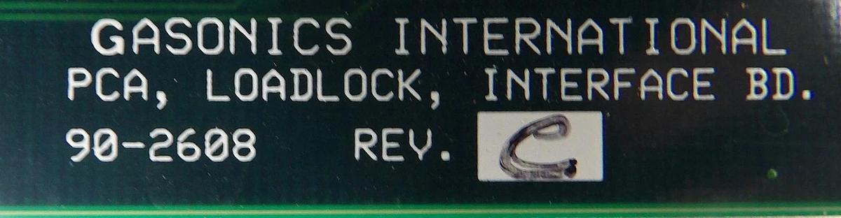Used Gasonics International 90-2608 Loadlock Interface PCA PCB Working Surplus