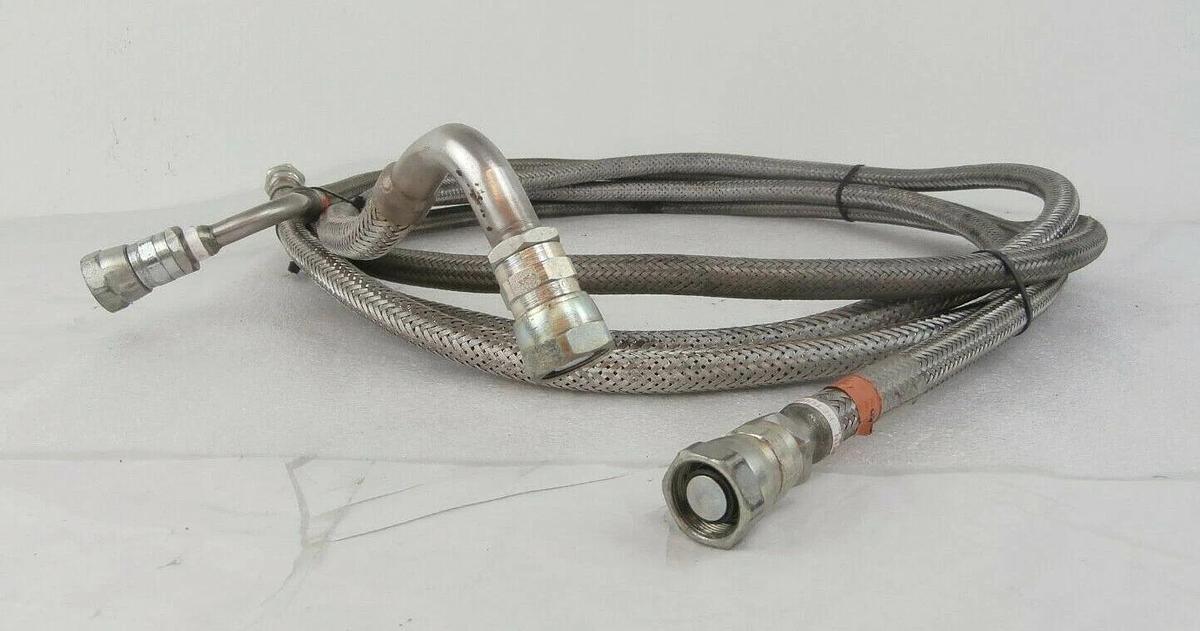 Used CTI-Cryogenics 8081271 Cryopump Supply and Return CryoLine Set of 2 Working