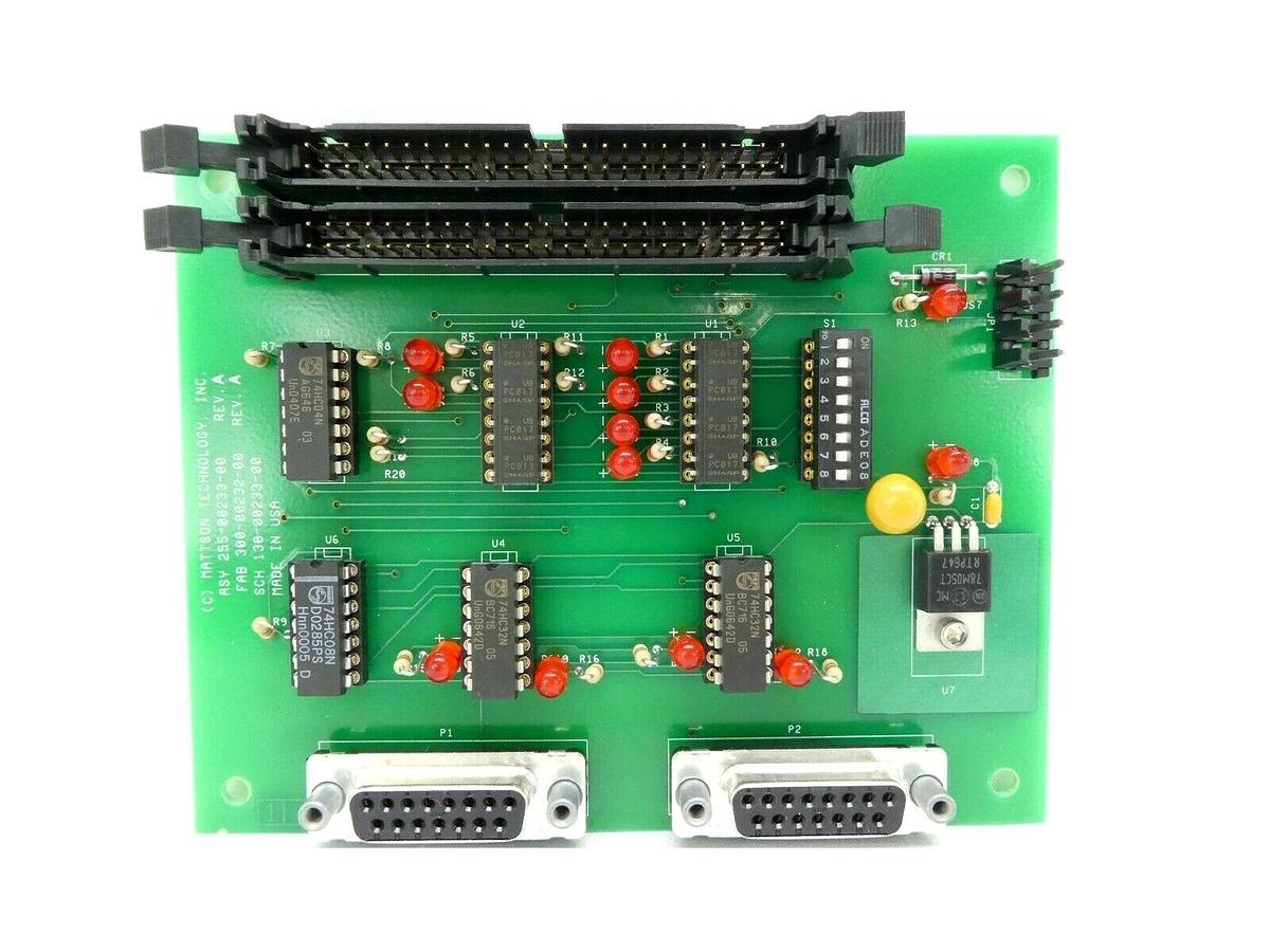Mattson Technology 255-00233-00 SMIF Arm Interlock PCB Rev. A Aspen New Surplus