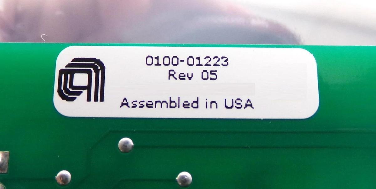 Used AMAT Applied Materials 0100-01223 Slit Valve Exclusive Interlock PCB Card Spare