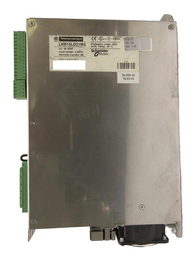 Used Telemecanique LXM15LD21M3 Servo Drive Lexium 15 LP Schneider Square D Working