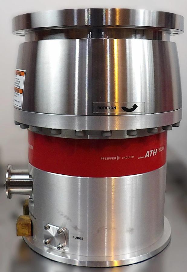 Used ATH 1603M Pfeiffer Vacuum Y25221B0 Turbomolecular Pump with Cable Working