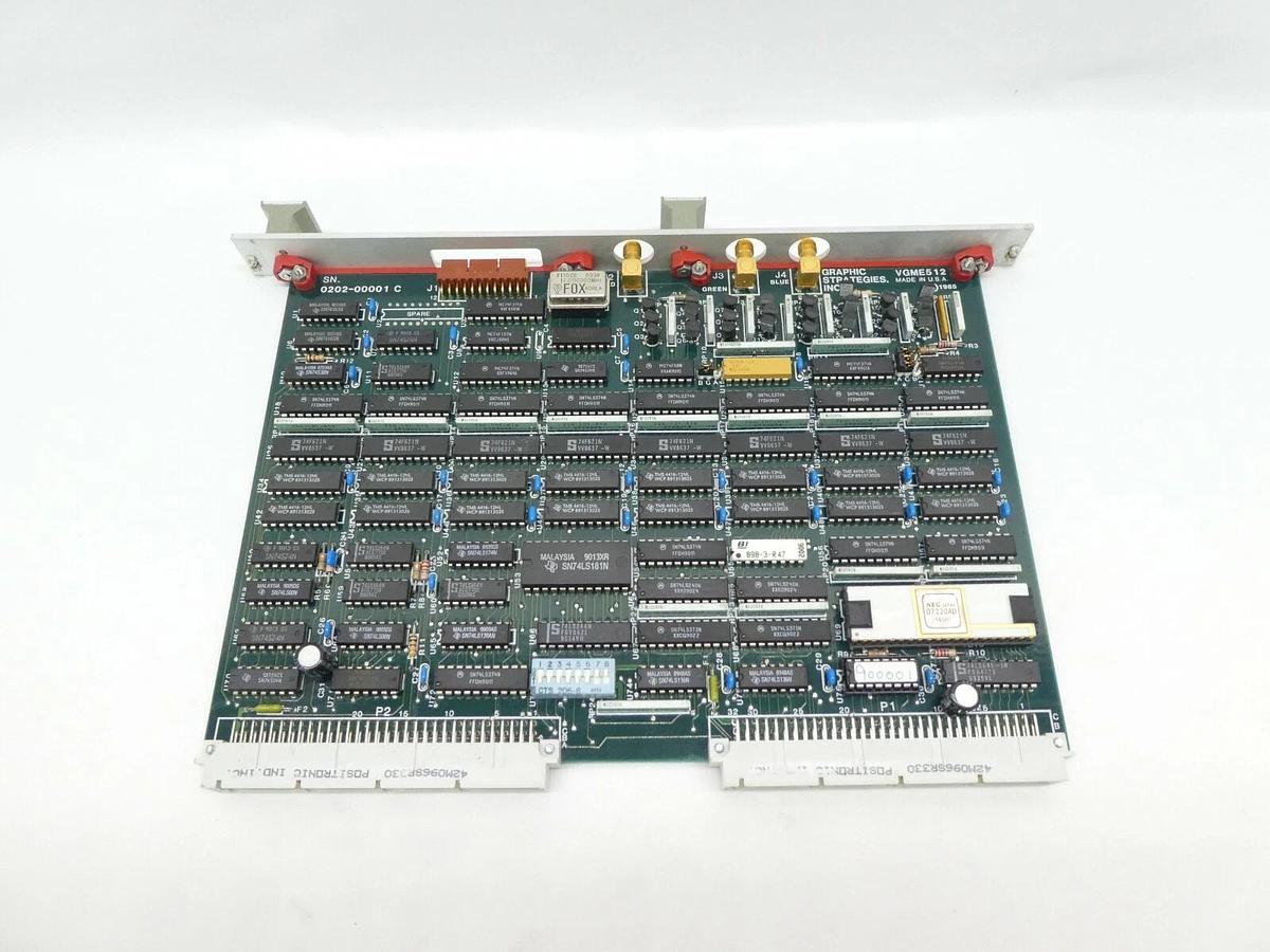 Used GSI Graphic Strategies 0202-00001 C Video Processor PCB Card VGME512 Working