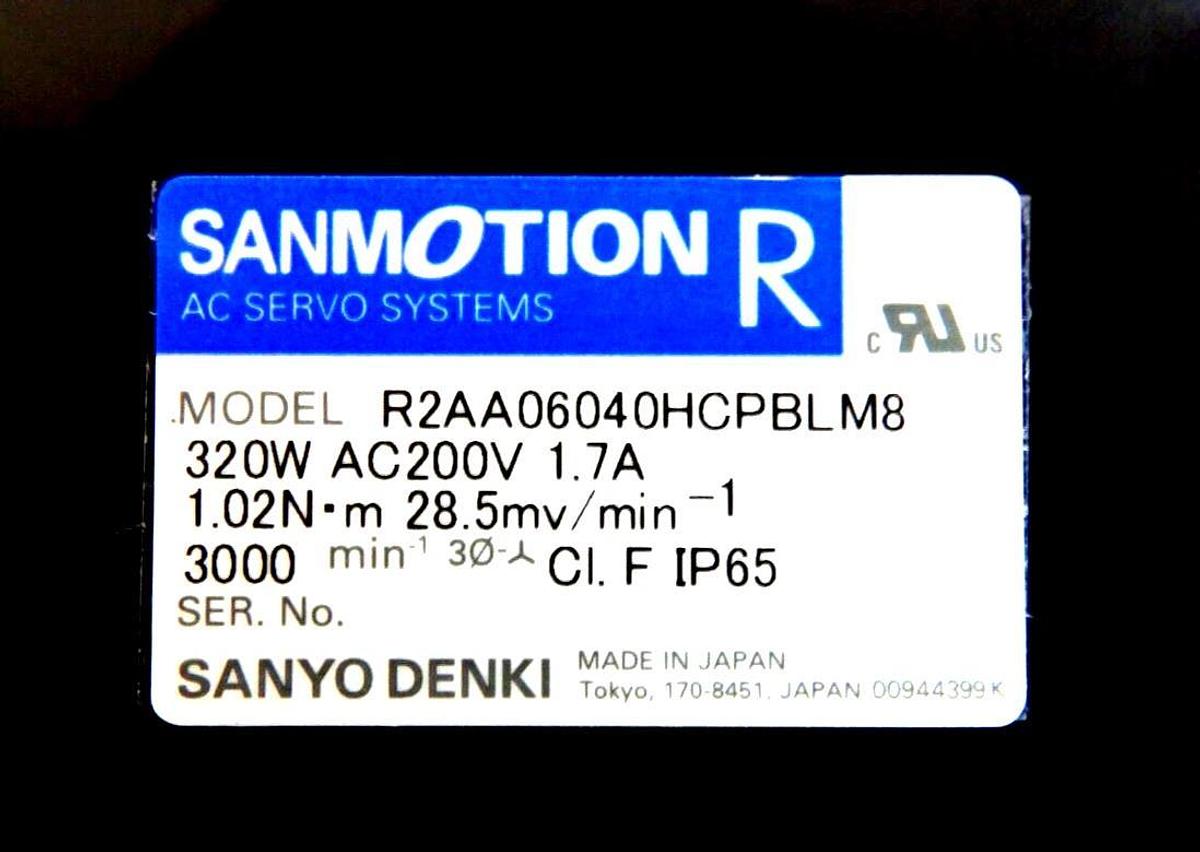 Used Sanyo Denki R2AA06040HCPBLM8 AC Servo Motor SANMOTION R Lot of 7 Working
