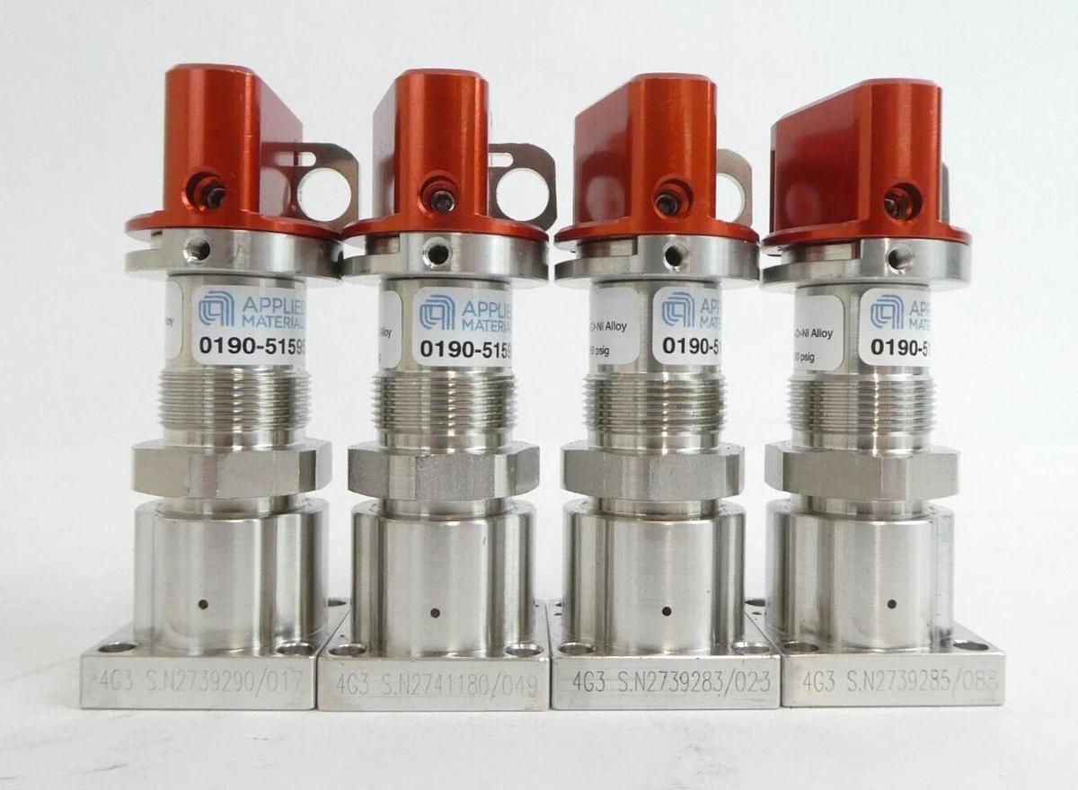 Used AMAT Applied Materials 0190-51595 Manual Diaphragm Valve Lot of 10 Working