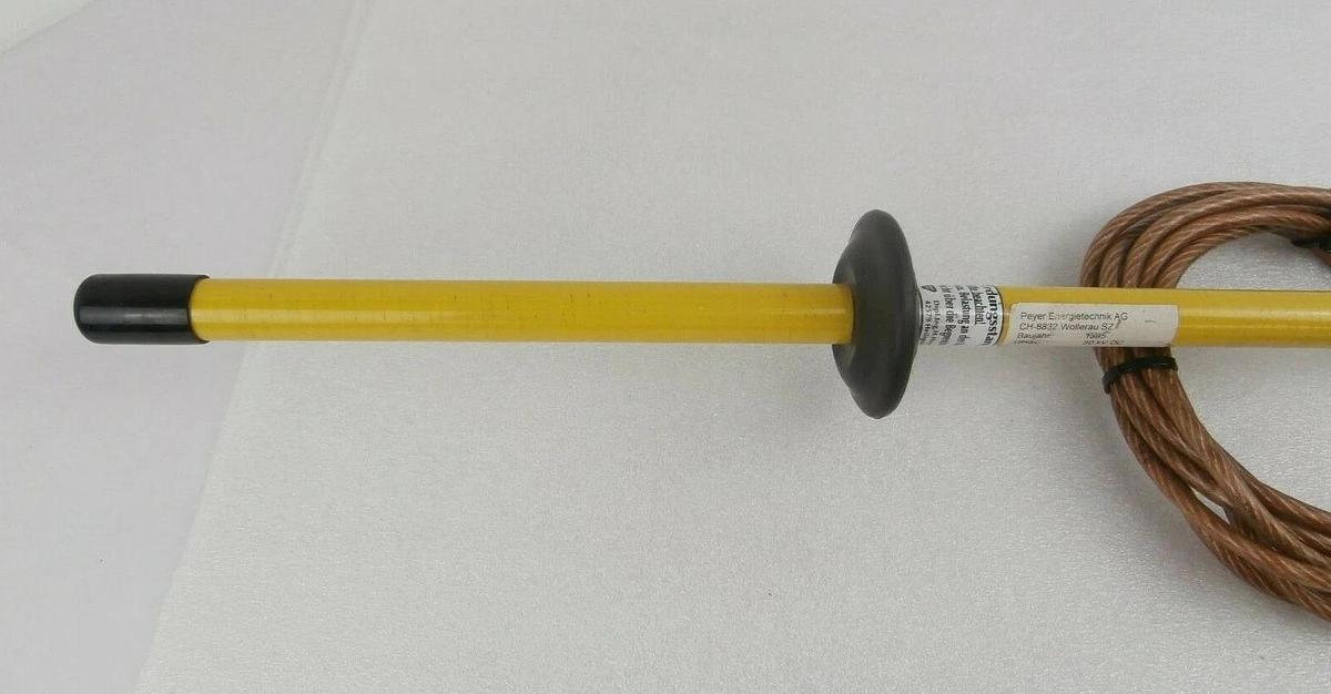 Used Peyer Energietechnik 1395 Discharge Rod & Ground Cable 30kV DC Balzers Working