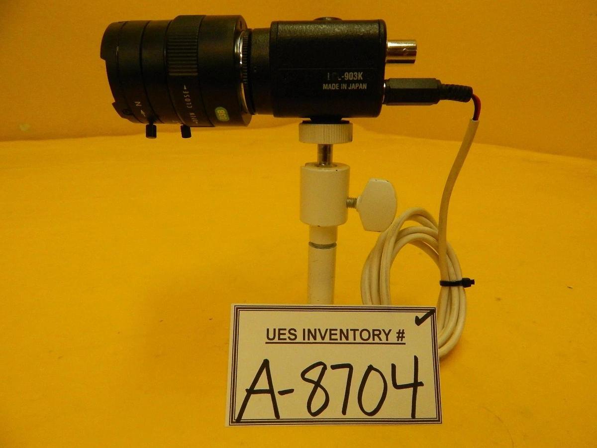 Used Watec LCL-903K CCD Camera with Kowa 3.5-10.5mm Lens Used Working