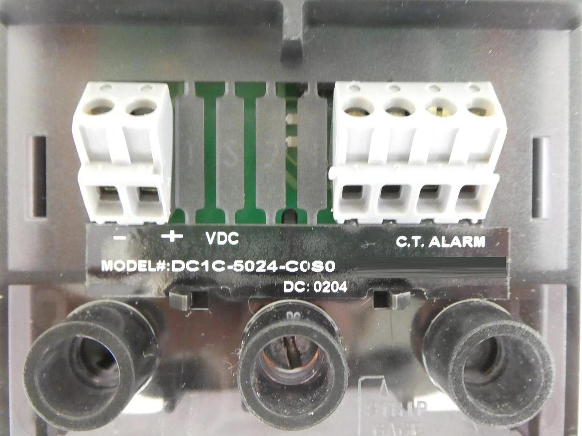 Used Watlow DC1C-5024-C0S0 Solid State Power Control DIN-a-mite Lot of 2 Working
