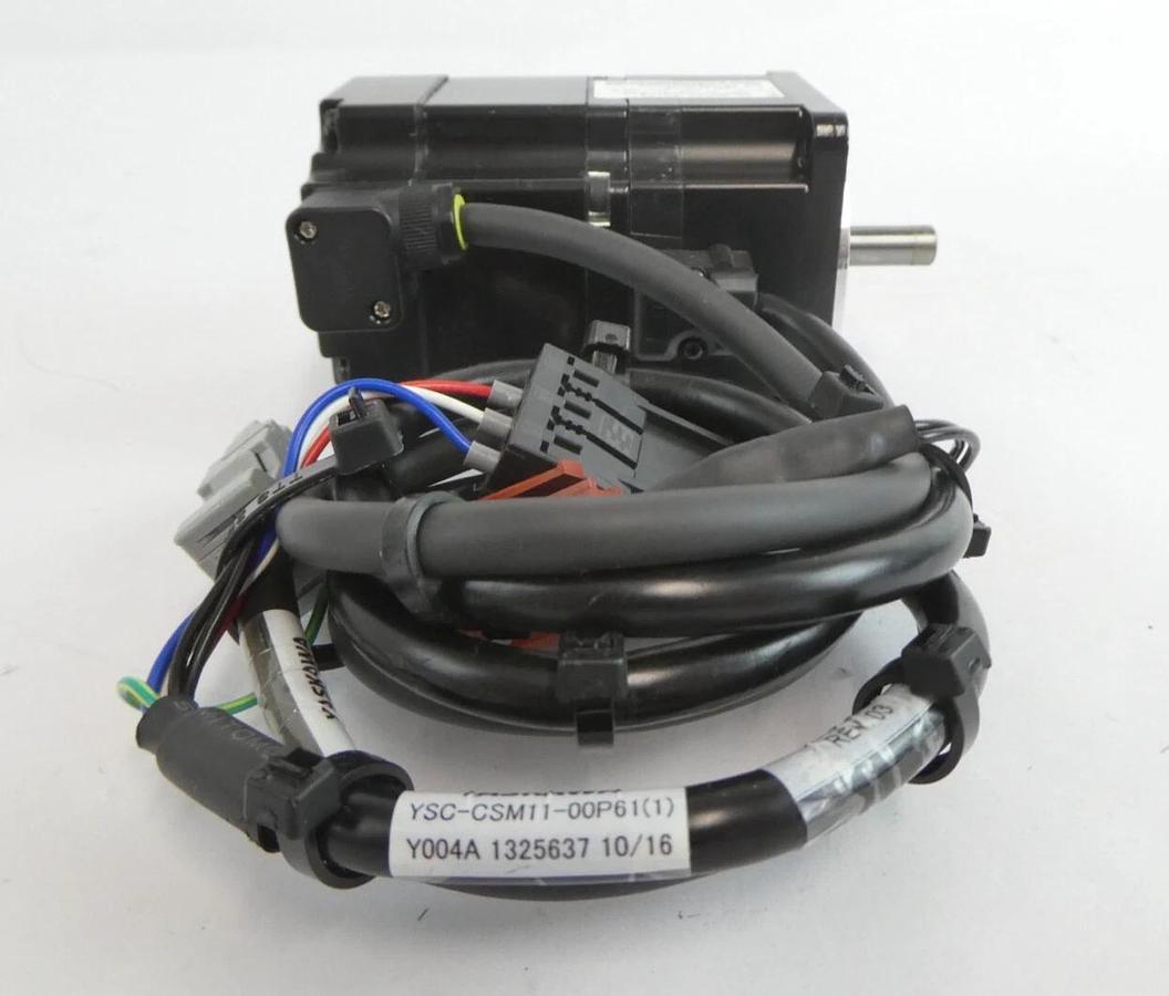 Used Yaskawa Electric SGMPS-01ACA-YA13 AC Servo Motor Lot of 2 Working