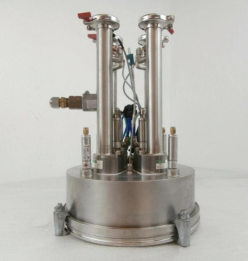 Used Edwards Y12201027 Helios Head Assembly Long Body Combustion Chamber Working